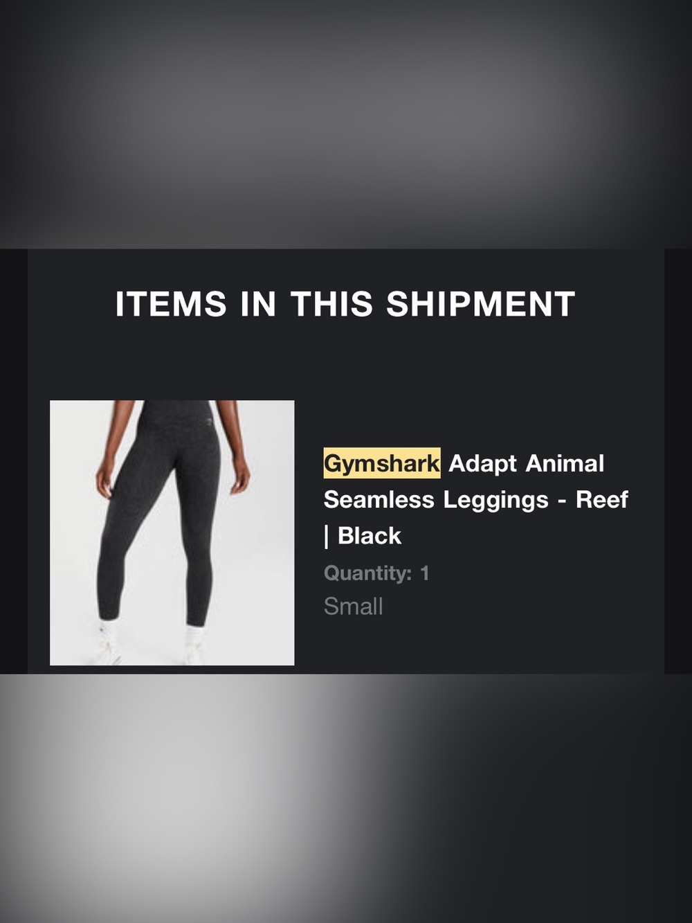 Gymshark Seamless Leggings in Black GREAT CONDITION